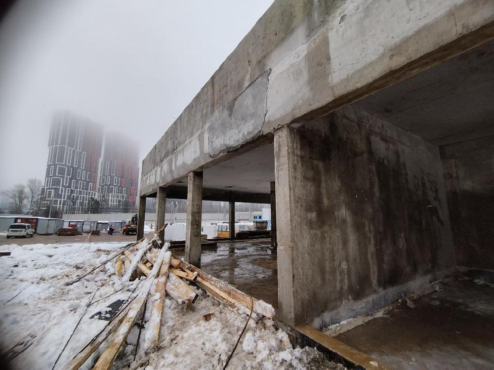 Строительно-техническое исследование железобетонных конструкций на объекте «Технологическая часть ТПУ на станции метро «Аминьевское шоссе»